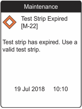 warning message